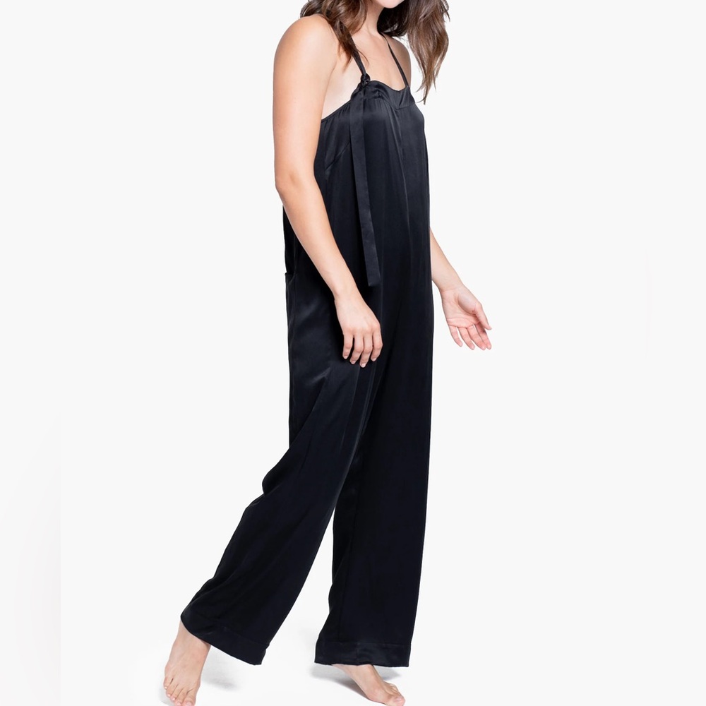 Lunya Washable Silk Jumpsuit Size L